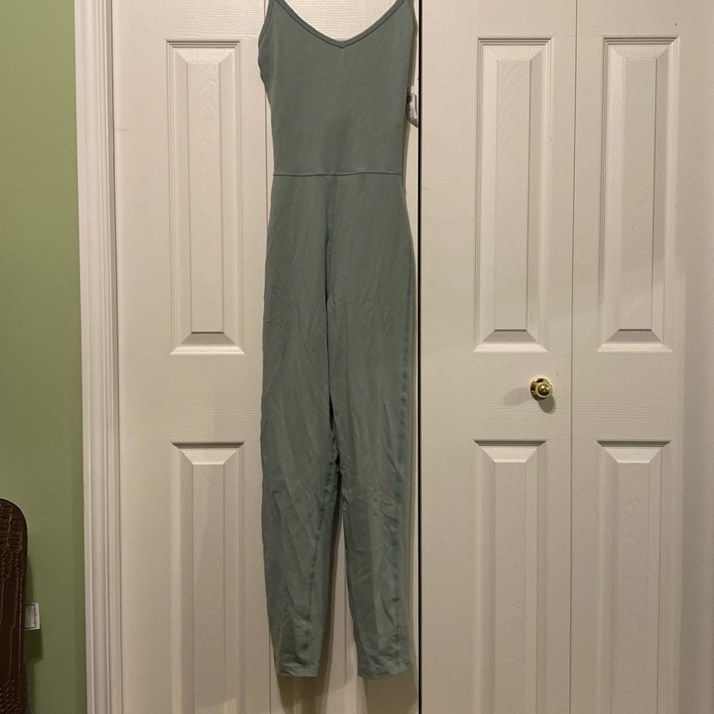 Old Navy PowerChill Sage Green Tall Bodysuit